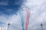 Défilé aérien du 14 juillet 2024 dans le ciel de Paris