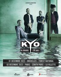 Kyo en concert à Paris en 2025