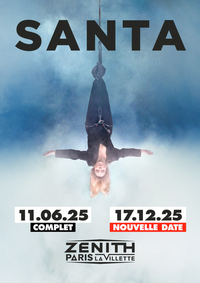 Santa en concert solo à Paris en 2025