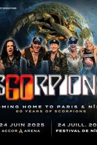 Scorpions en concert à Paris en 2025
